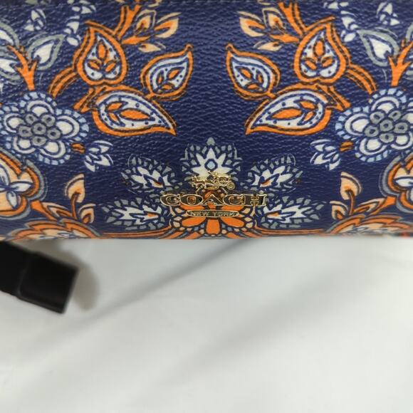 Coach Charlie Mini Backpack in Multi-color Forest Floral mix coated canvas - Picture 2 of 9